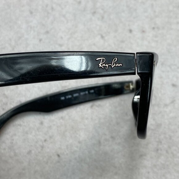 Ray-Ban RB 5184 2000 Eyeglasses Square Black Optical Frame 52-18-145 - Picture 2 of 15